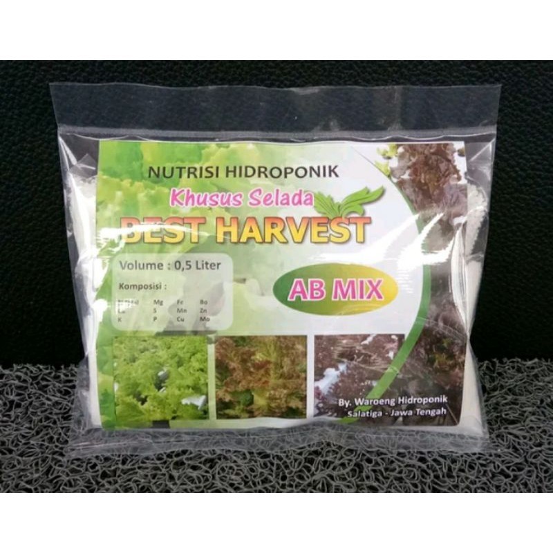 AB MIX BEST HARVEST nutrisi hidroponik sayuran daun