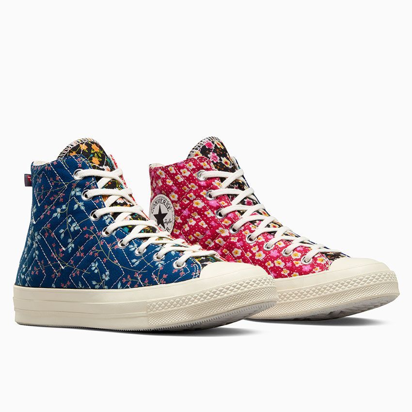 Converse Chuck Taylor 70s Beyond Retro Floral High Top Black/Red/Blue - Original