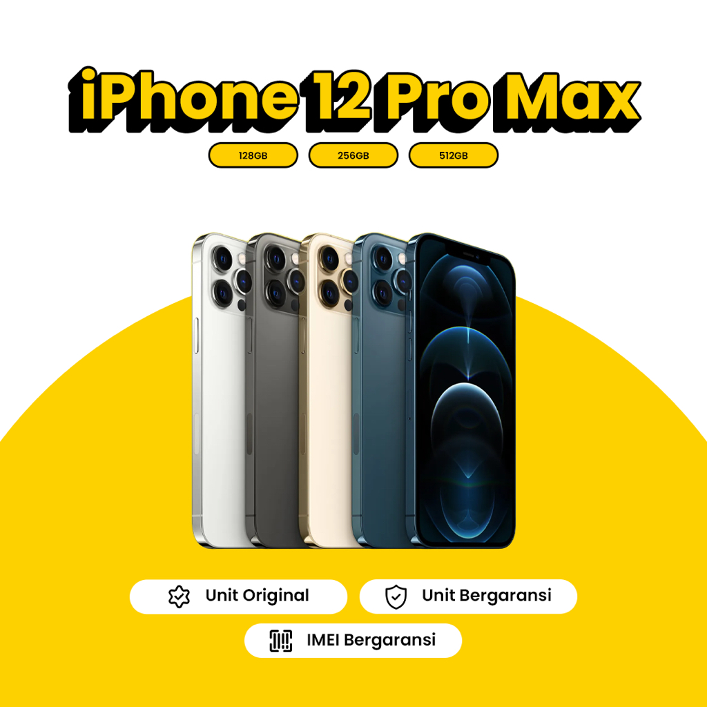iPhone 12 Pro Max Original Second / Bekas / 2nd / seken