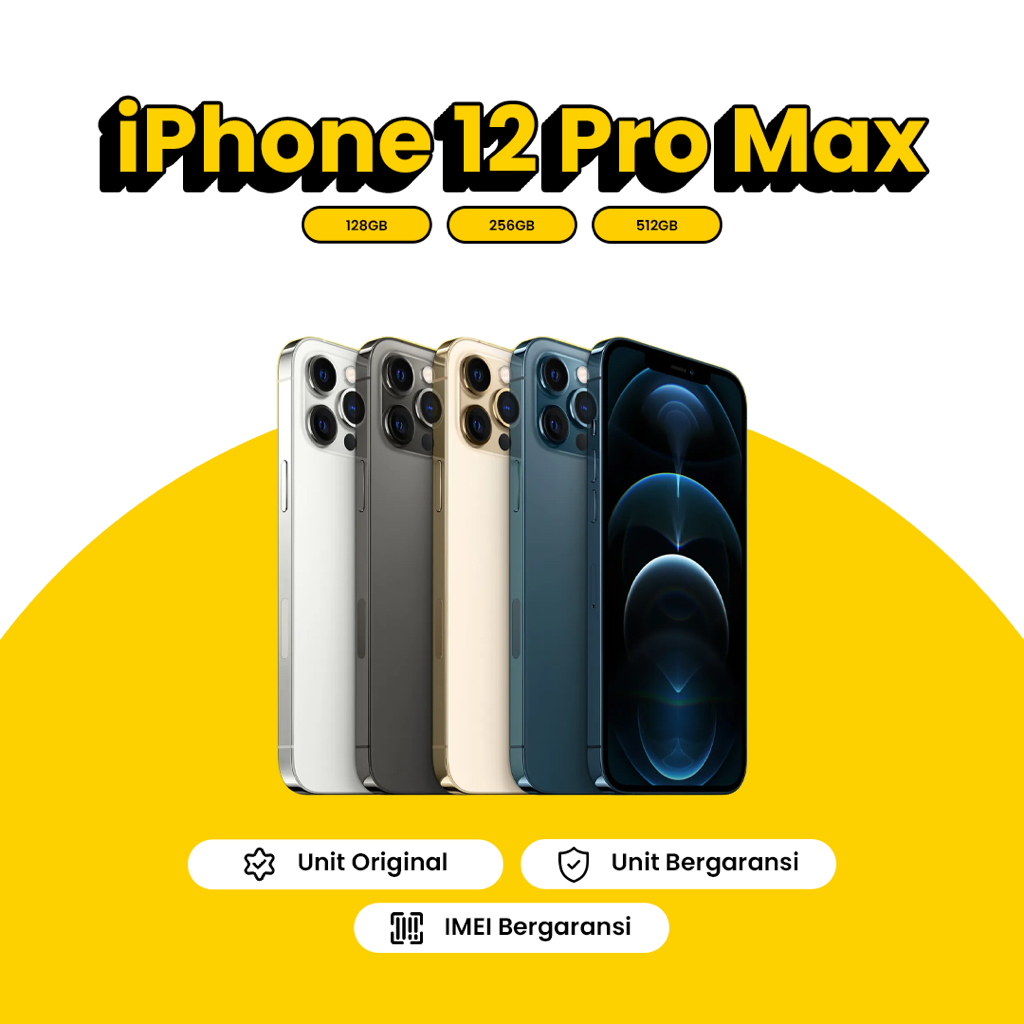 【SECOND】Apple iPhone 12 Pro Max Original Second Terdaftar Bea Cukai