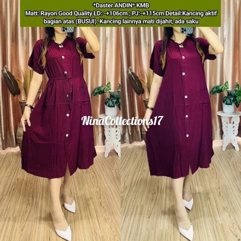 Daster Andin Premium / Daster Andin Motif / Daster Andin Rayon / Daster BUSUI / Daster Rayon Premium