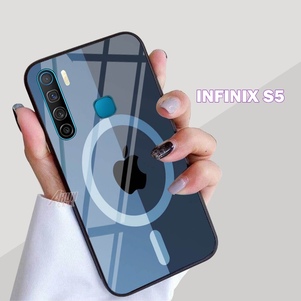 Softcase Glass INFINIX S5 - casing Terbaru handphone - INFINIX S5 - pelindung handphone - INFINIX S5-S173