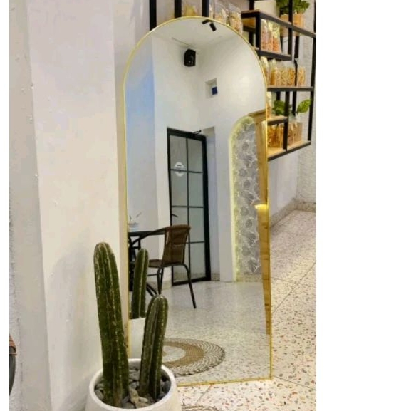 standing mirror oval fullbody 40x150cm