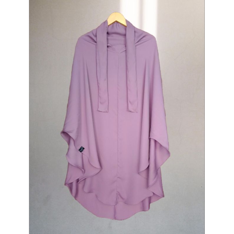 Atelier Angelina Preloved Azwa Khimar Dusty Lavender Size Medium