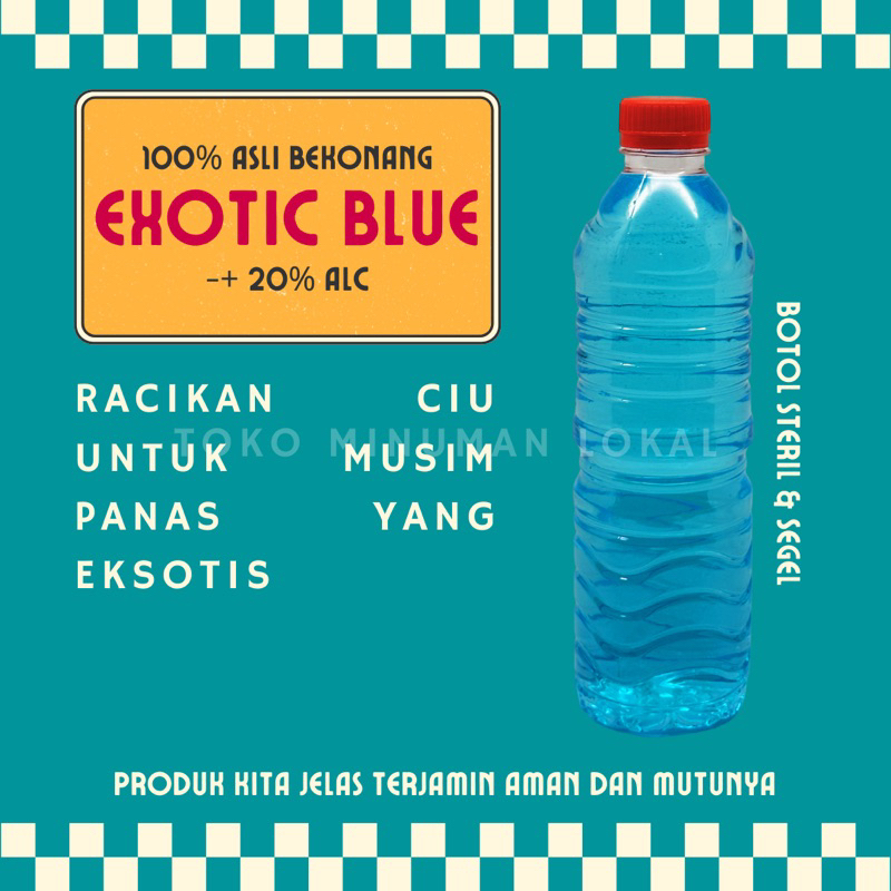 

Exotic Blue Bekonang (Bluberi)