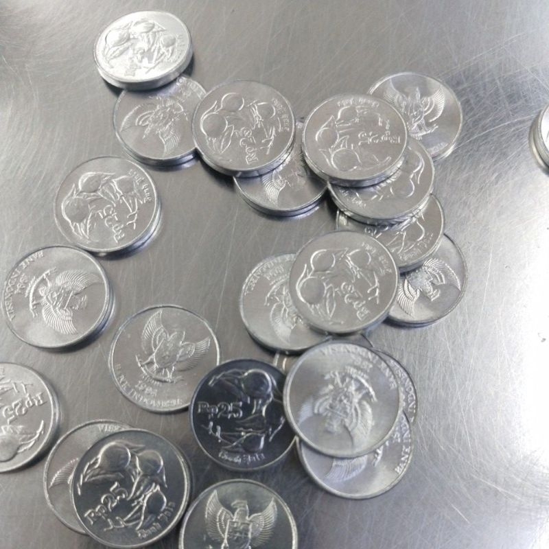 uang 25 rupiah tahun 1994