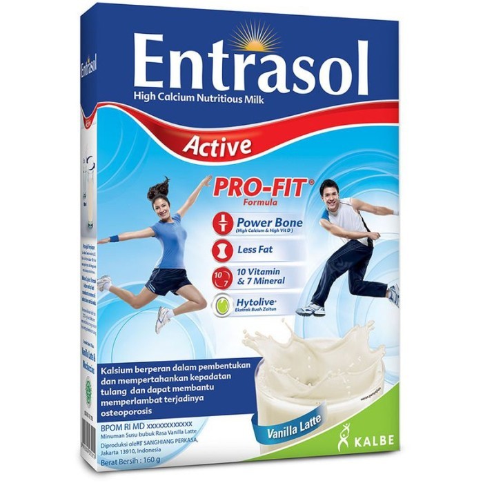 

ENTRASOL ACTIVE 160 GR VANILA DAN COKLAT