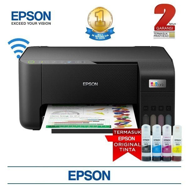 Printer Epson L3250 L 3250 Wifi Print Scan Copy Pengganti Epson L3150