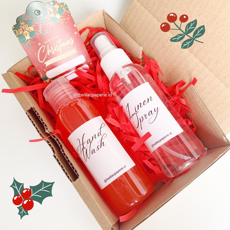 

Hampers Natal Hadiah kado Natal isi Hand wash Linen spray 100 ml kado ulang tahun hampers anak hadiah tahun baru