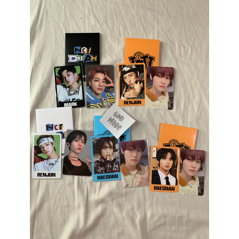 Trading Card ISTJ NCT DREAM SET A B C D ver Unsealed Haechan Jaemin Chenle Mark Jisung Renjun