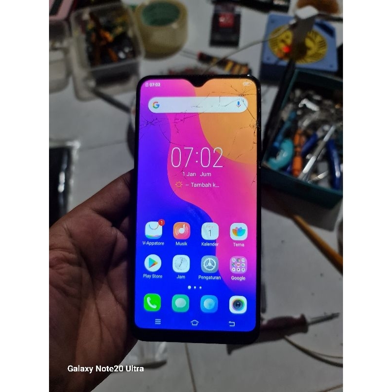 LCD TS VIVO Y91 Y93 Y95 Y91C RETAK GLAS