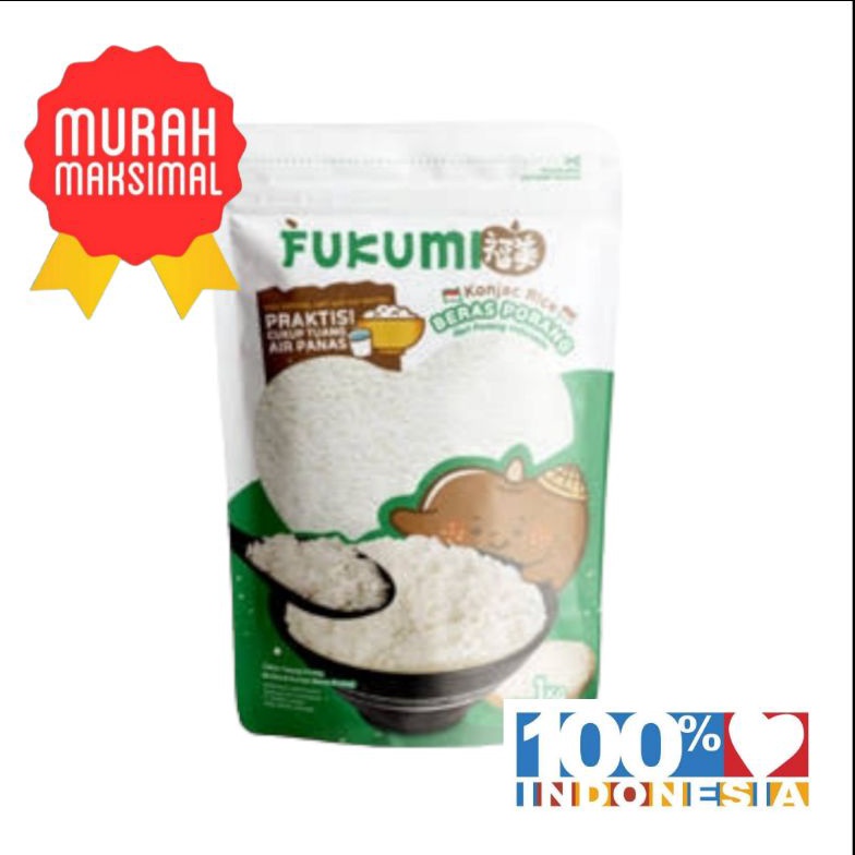 

H4rga Pr0mo Fukumi Beras Porang Pouch 1KG Diabtx n Diet Friendly Paradise