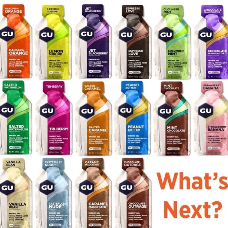 

[❃Q66/] GU Energy Gel Drik Espresso/Strawberry Banana Cola suplemen olahraga sepeda lari hiking fitness gym Checkout
