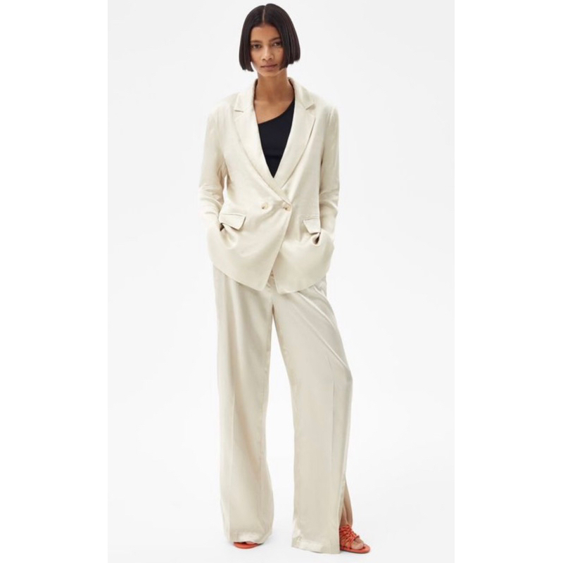 Bershka blazer fluide satin original