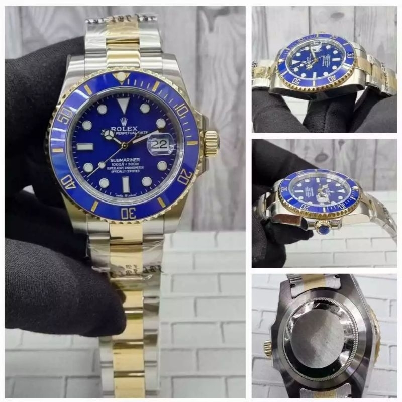 JAM TANGAN PRIA ROLEX MEWAH JAM TANGAN ANALOG PRIA 40MM