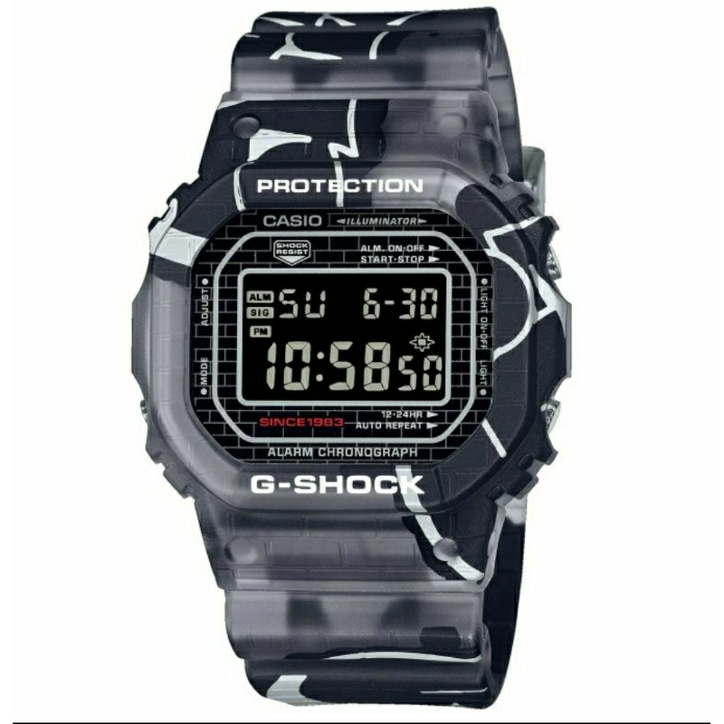 Casio G-Shock DW5000SS / DW-5000SS-1DR Original Bergaransi