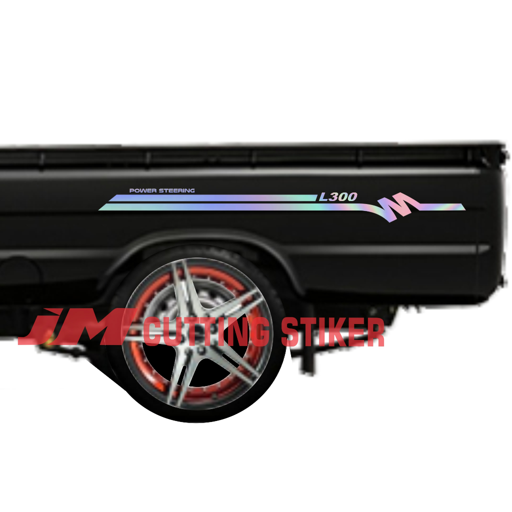 Stiker list bak mobil l300 stiker striping body mobil pick up l300 stiker minimalis bak l300