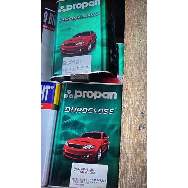 PROPAN DUROGLOSS CLEAR CAT MOBIL PCR 6841 MS CLEAR COAT 1 KG 1KG LENGGKAP HARDENER