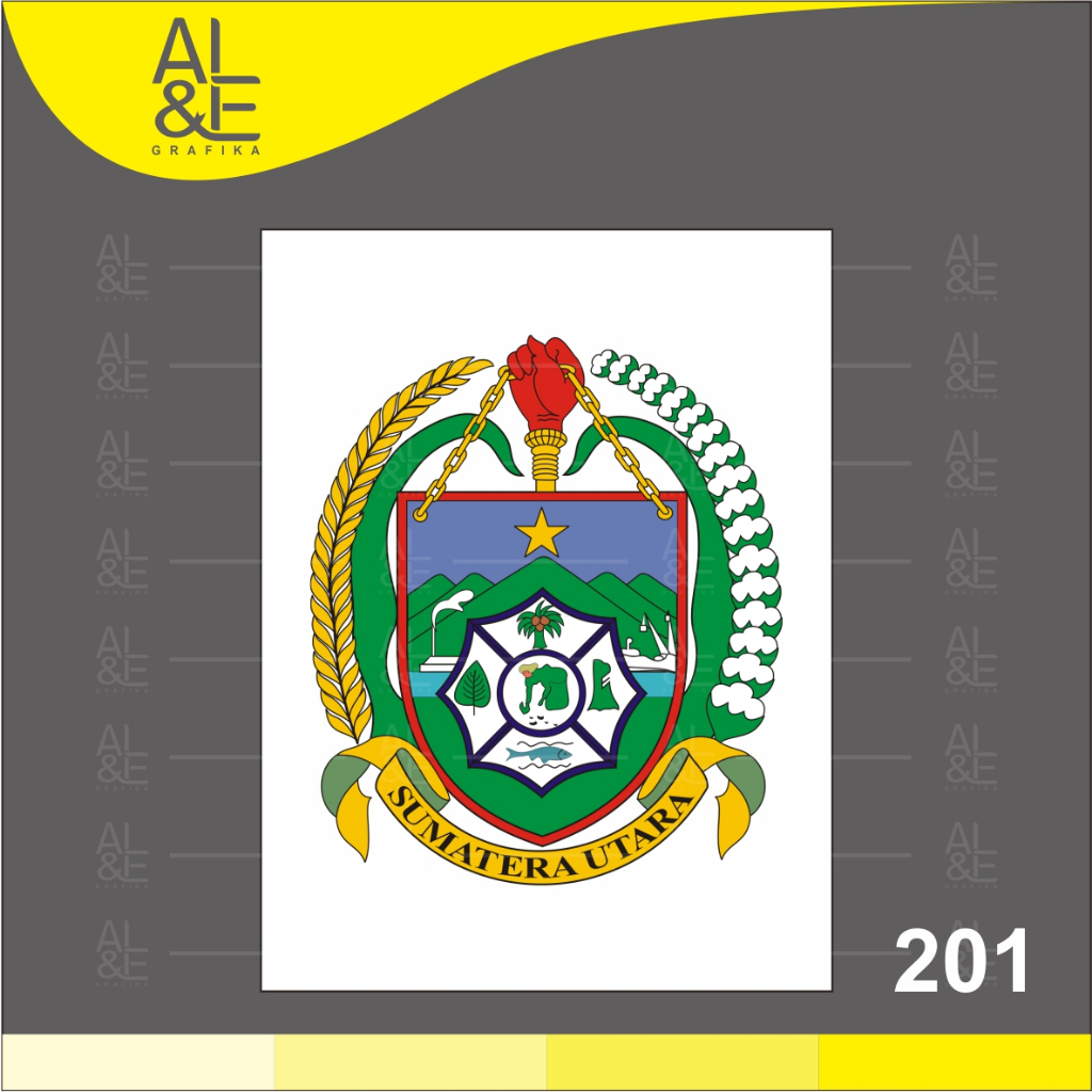 

201 - STIKER LOGO PEMPROV SUMUT - STIKER PREMIUM RITRAMA INDOOR