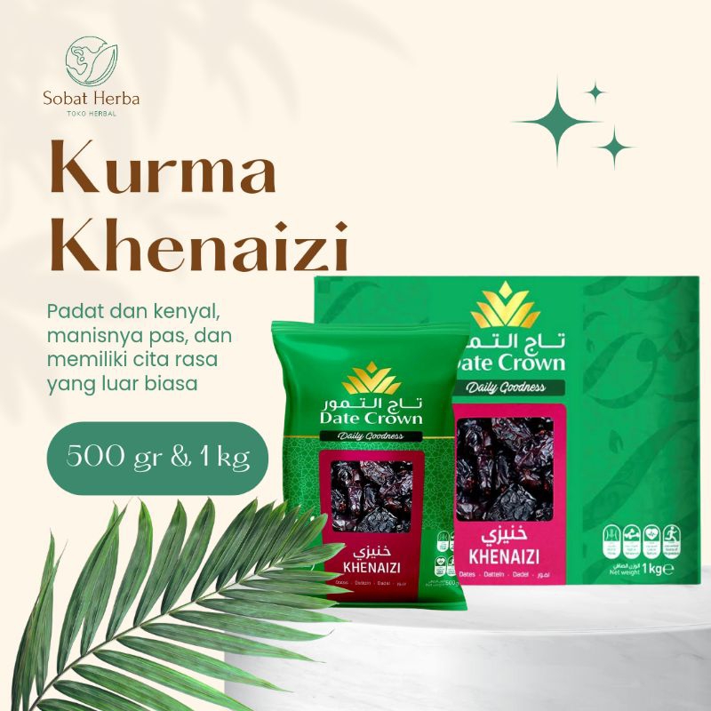 

Kurma Khenaizi 1 kg dan 500 gr