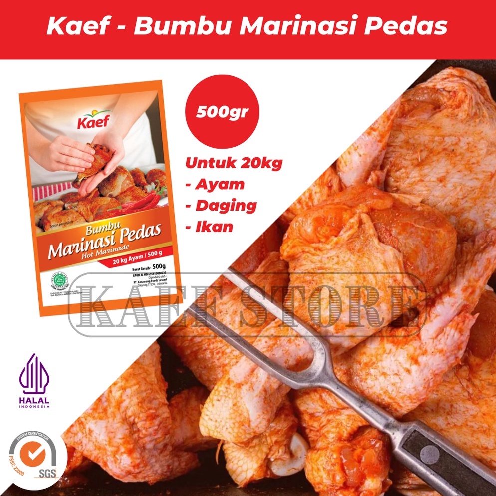 

[WMV75] Hot Marinade KAEF | Bumbu Marinasi Pedas | 500 gram 48