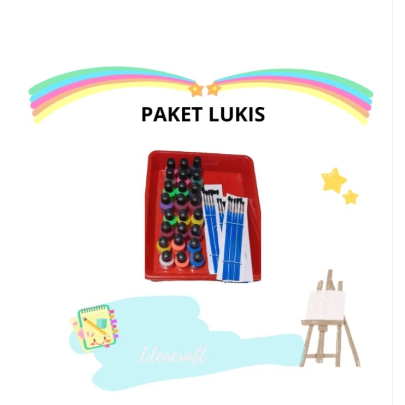 

CAT LUKIS/ CAT AKRILIK PAKET HEMAT MURAH BERKUALITAS