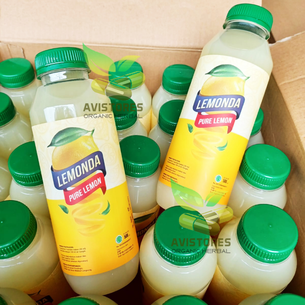 

LEMONDA PURE LEMON Sari Buah Jus Diet Pelangsing Alami Isi 500 ml