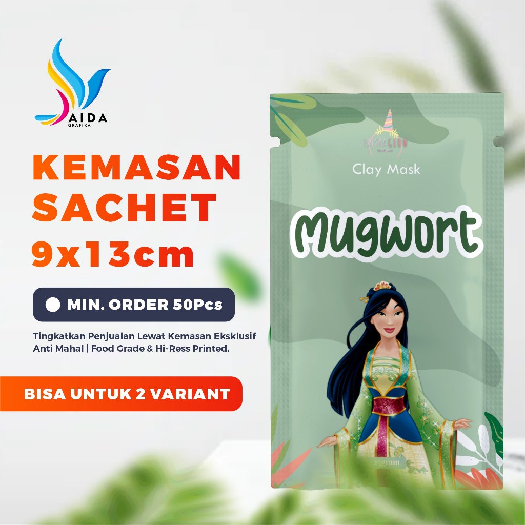 

Aida Grafika - Cetak Kemasan 9x13cm Saset Masker Bubuk Kecantikan Organik Powder