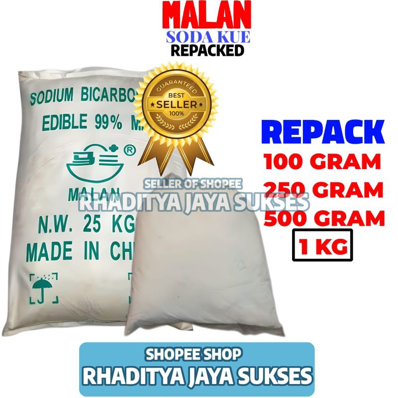 

Soda Kue Malan Sodium Bicarbonate 1 KG Repacked