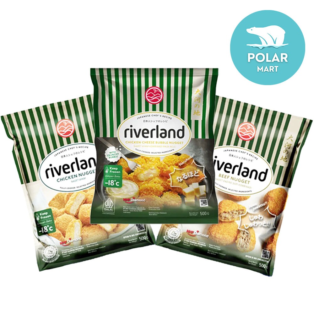 

Riverland Beef, Chicken & Cheese Bubble Nugget 500 Gram (FROZEN FOOD BANDUNG)