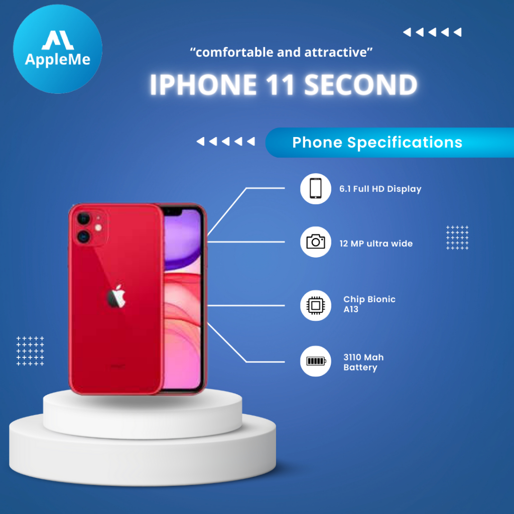 iPhone 11 Second All Operator Fullset Mulus Bisa Cicilan