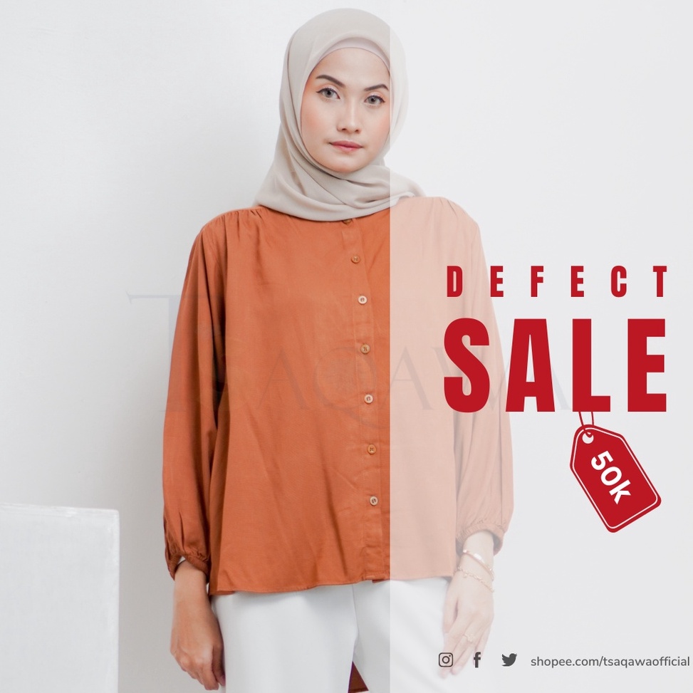 TIPE ZOW182 TSAQAWA Top Atasan [Minor Defect] Blouse Kemeja Wanita