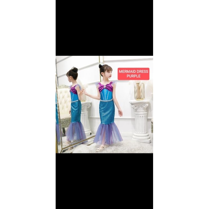 Kostum Ultah Baju Mermaid Anak Perempuan