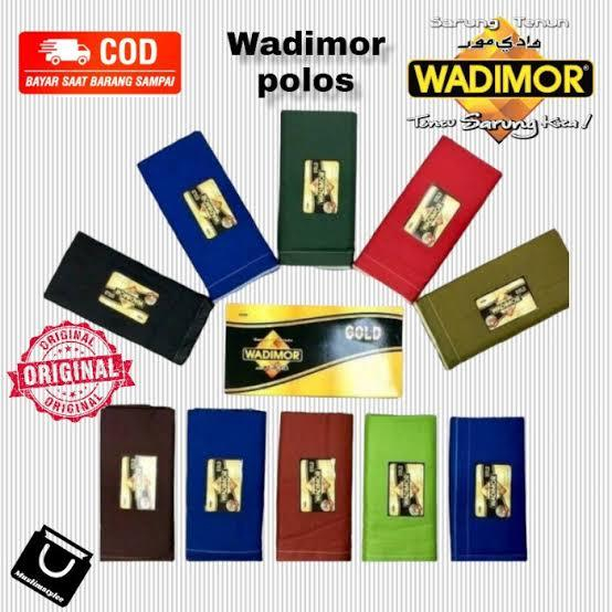 SARUNG TENUN WADIMOR POLOS WARNA - SARUNG POLOS - SARUNG DEWASA - SARUNG SHALAT