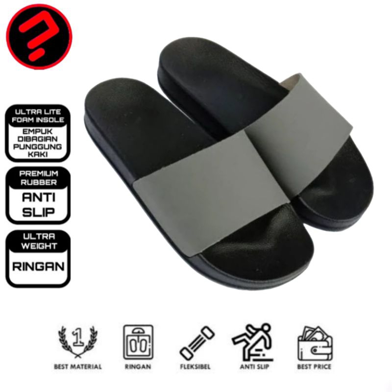 Sandal Slip On Polos Upper Army