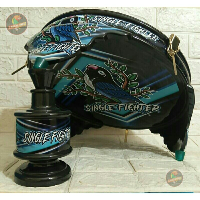 TEBOK PVC SEMOK TEBAL LOVEBIRD SINGLE FIGHTER