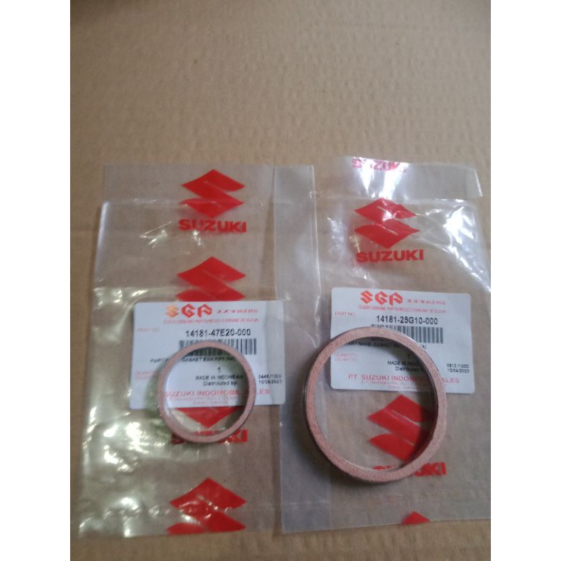 paking knalpot depan dan Tengah satria fu original