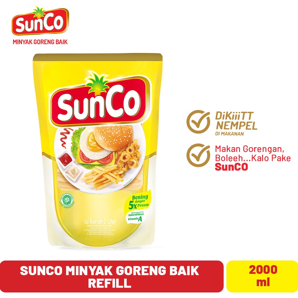 

!!Q8J Sunco Minyak Goreng Refill 2L ewayd