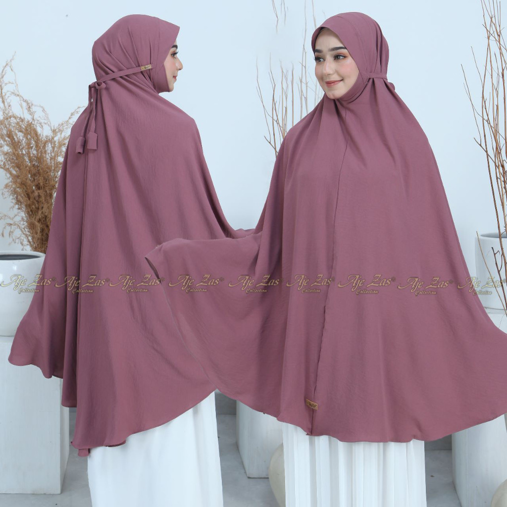 BISA COD Hijab Instan Syari Dagu Jumbo Kode AMDISI Bahan Kringkel Premium By Ory AjeZas Collection