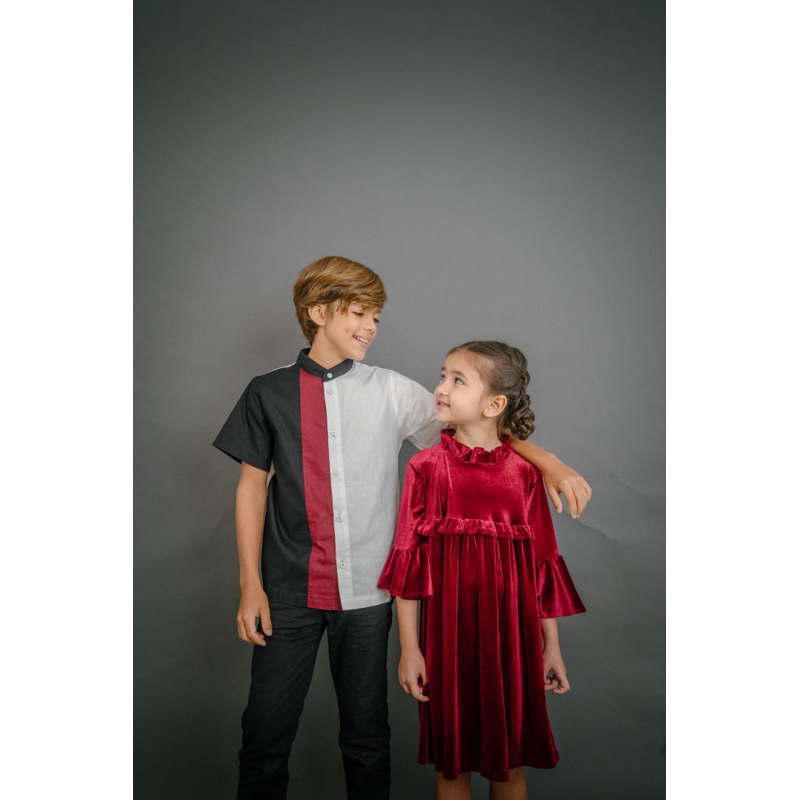 TINYCLOUDS - RUDOLF SHIRT | Kemeja Anak Laki | TWINKLE COLLECTION