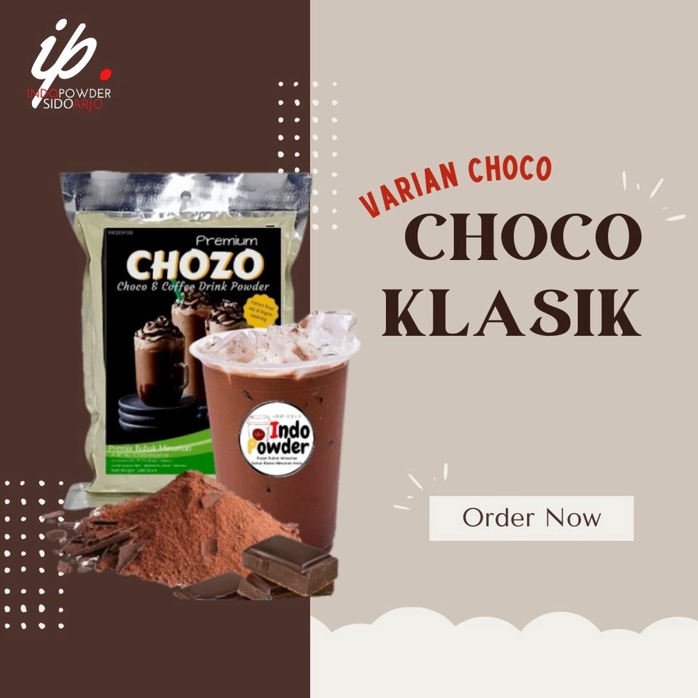 

[COD UZ100] Bubuk Minuman Nyoklat Klasik 1 Kg / indopowder / Bubuk Minuman Coklat / Coklat Klasik / CHOZO 42