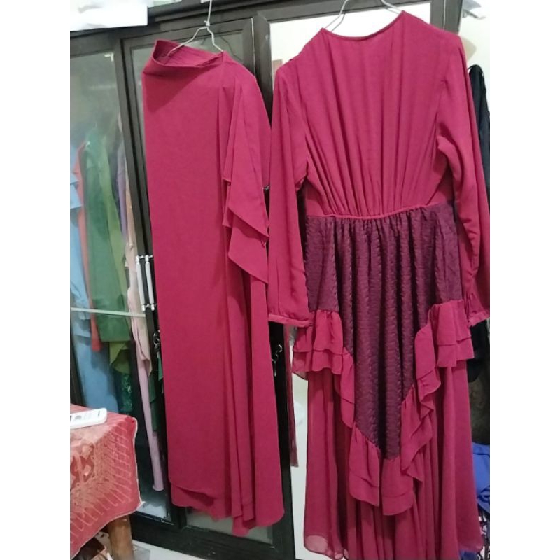 gamis shiraaz preloved