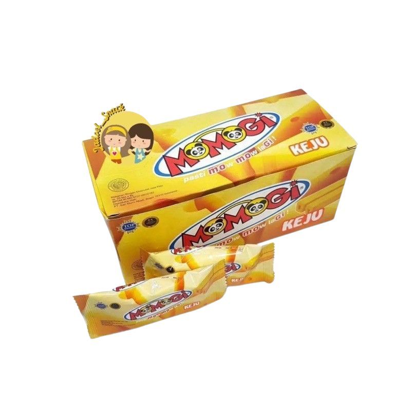 

Momogi Jagung Bakar / Cokelat / Tutti Frutti / Keju Swiss 20 x 5 gr by Jadoel_Snack