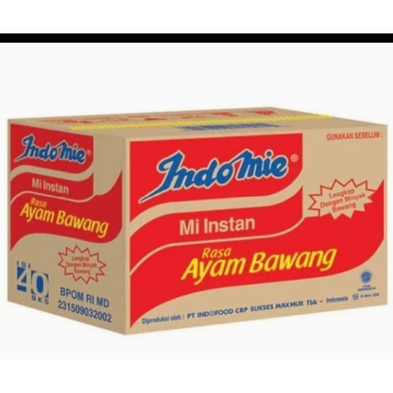 

Indomie 1 dus ayam bawang dan soto