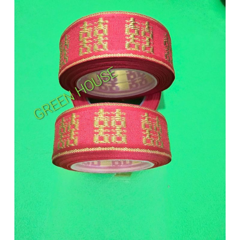 

PITA SHUANGXI PITA XI Pita Chinese Wedding Pita Sangjit Pita Merah emas Pita Shuang SHI Pita Merah