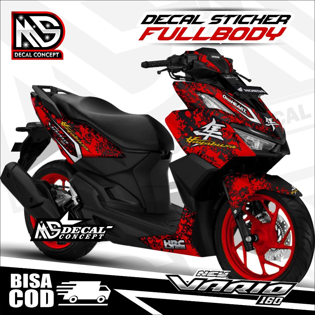 (PROMO DECAL STIKER) Decal Vario 160 Full Body - Stiker Vario 160 Full Body - Dekal Vario 160 Full B