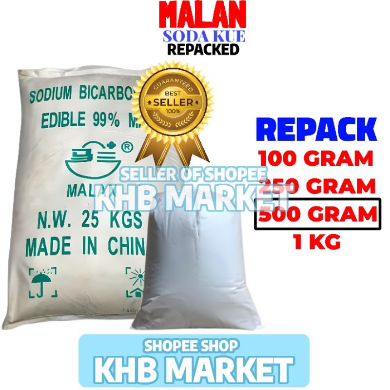 

Sodium Bicarbonate Soda Kue Malan 500gr Repack