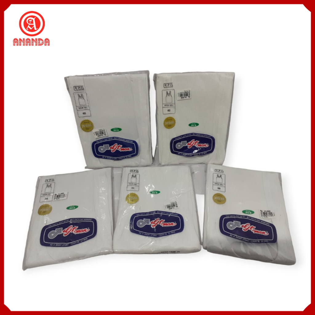 Singlet Pria Gt Man / Singlet Gt Man Pria Dewasa / Singlet Gt Man Cowok/Kutang Original, Katun Asli