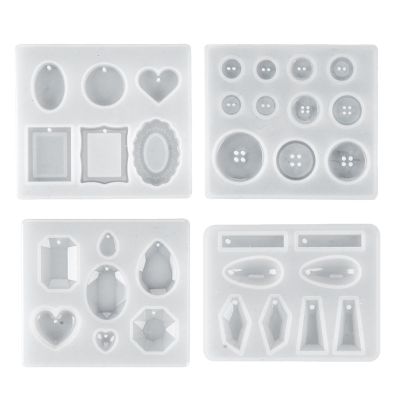 

Cetakan Resin Aneka Bentuk Frame Kancing Anting Panjang Permata Bentuk Tag Kacamata Charm Bandul Gantungan Ganci Keychain DIY Resin Epoxy Art Silicone Mold Lentur Elastis Prakarya Hiasan Crafting Eco Friendly Reusable Toko Tri Tunggal Malang