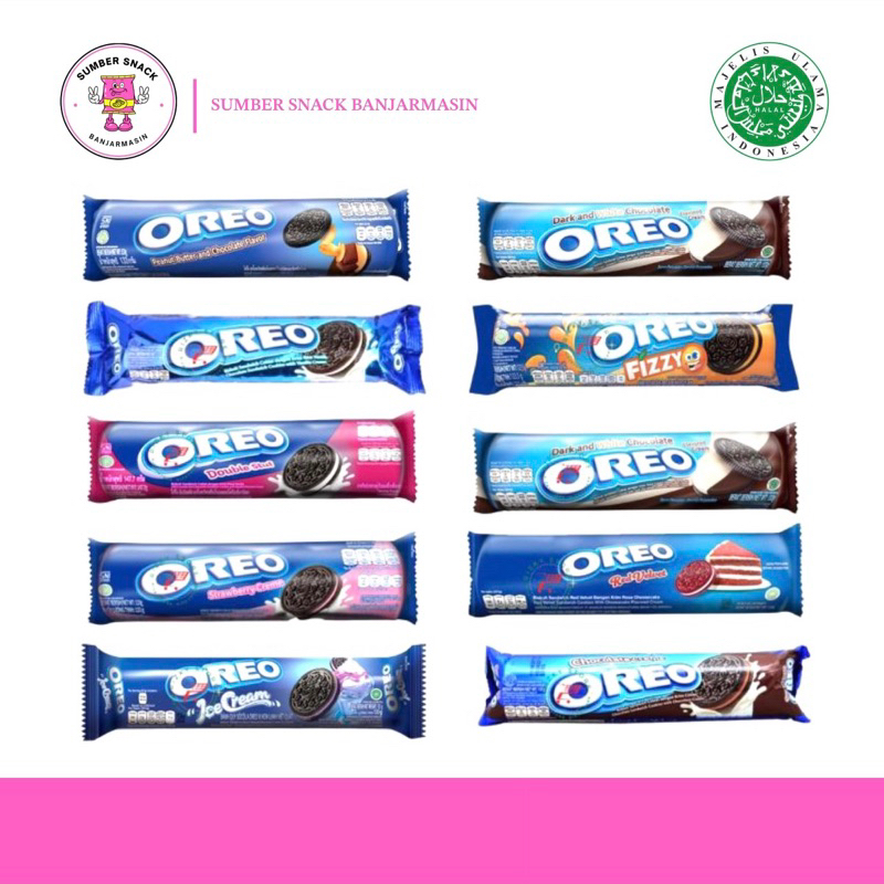 

Oreo (8 Varian Rasa) (119,6g)